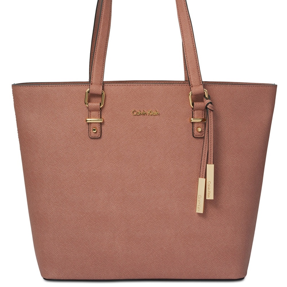 Used Calvin Klein Josie Saffiano Extra Large Tote